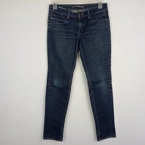 Joe's Jeans Women's Low Rise Cigarette Fit Size 28 Medium Wash Blue Denim